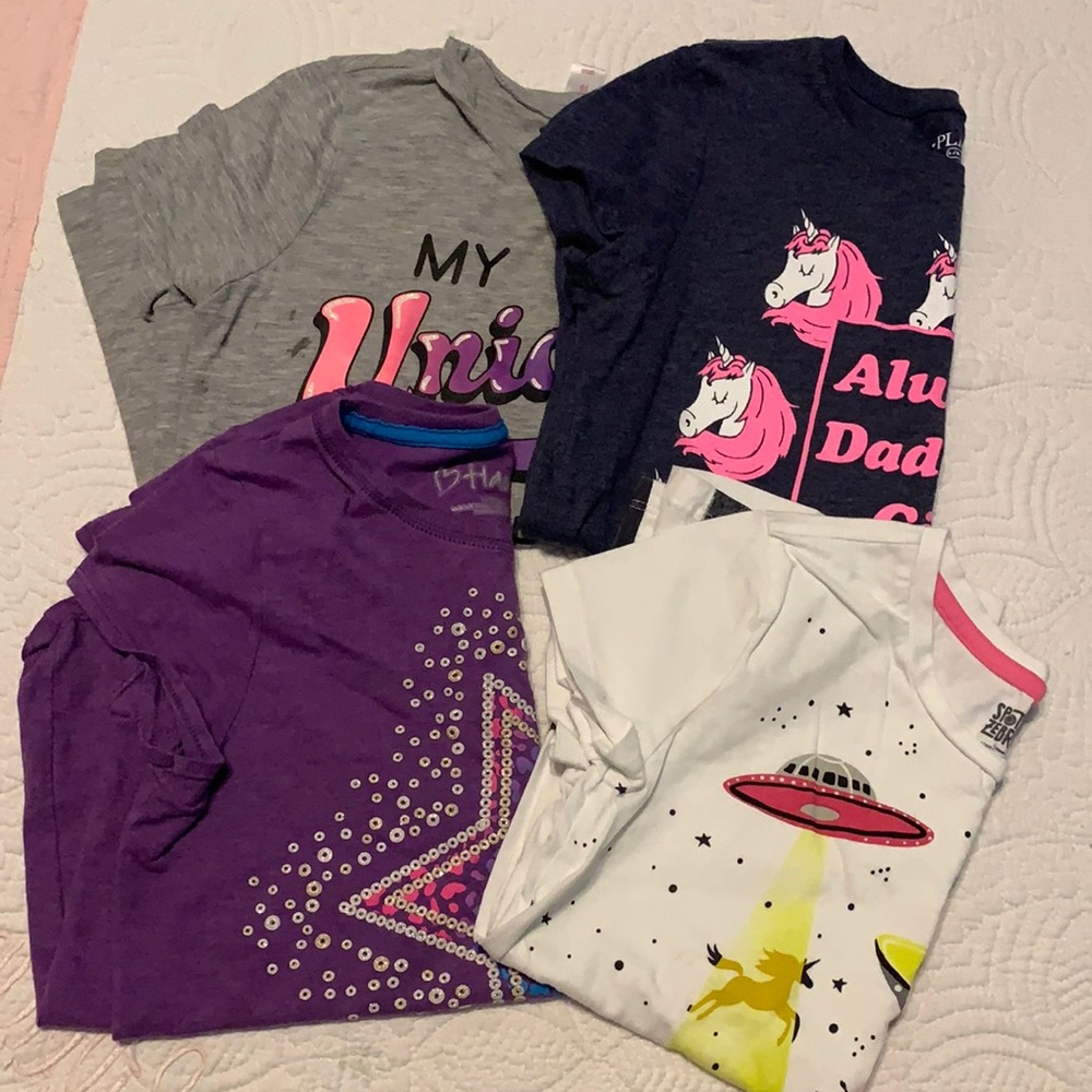 Girls short sleeved shirt bundle